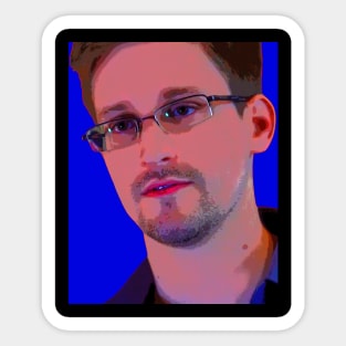 edward snowden Sticker